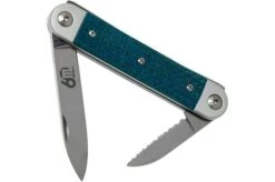Maserin 60° Knife Sessantesimo 195/MCB Blue Micarta Pocket Knife -Chic Knife Store ME 195 MCB 05 maserin