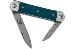 Maserin 60° Knife Sessantesimo 195/MCB Blue Micarta Pocket Knife -Chic Knife Store ME 195 MCB 06 maserin