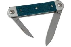 Maserin 60° Knife Sessantesimo 195/MCB Blue Micarta Pocket Knife -Chic Knife Store ME 195 MCB 07 maserin