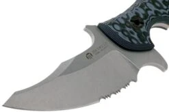 Maserin Badger 940-G10G Grey G10 Fixed Knife, Alessandro Zanin Design -Chic Knife Store ME 940 G10G 03 maserin