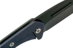 Medford Praetorian Slim, S35VN PVD, Drop Point, Faced & Flamed Blue Handles Pocket Knife -Chic Knife Store MF 20 PS 02 06 medford