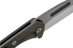 Medford Praetorian Slim, S35VN Tumbled Tanto, Faced & Flamed Silver Handles Pocket Knife -Chic Knife Store MF 20 PS 03 06 medford