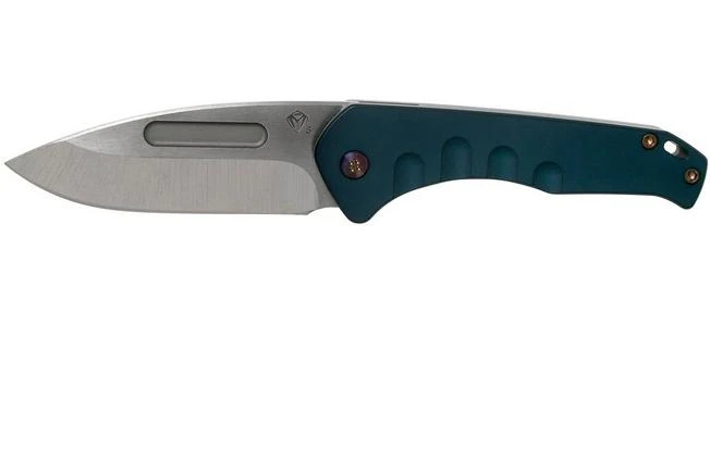 Medford Swift Framelock, S35VN Tumbled Drop Point, Alu Blue Handles, Flamed HW Pocket Knife 3 Medford Swift Framelock, S35VN Tumbled Drop Point, Alu Blue Handles, Flamed HW Pocket Knife