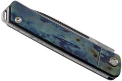 Medford Gentleman Jack S35VN, Tumbled Blade, Faced Galaxy Handle, Silver Hardware Pocket Knife -Chic Knife Store MF 21 GJ 04 04 medford