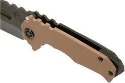 Medford Praetorian Genesis G 3V, PVD Droppoint Blade, Coyote G10 Handle, PVD Hardware Pocket Knife -Chic Knife Store MF 21 GN 02 07 medford