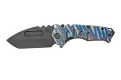 Medford Praetorian T S35VN, PVD Tanto, Faced/Flm Bronze, Tiger Stripes, PVD Hardware Pocket Knife