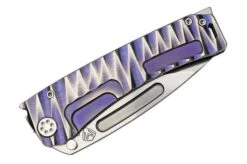 Medford Marauder-H S35VN, Tumbled Drop Point Blade, Violet Lightning Handle, Satin Hardware Pocket Knife 14 Medford Marauder-H S35VN, Tumbled Drop Point Blade, Violet Lightning Handle, Satin Hardware Pocket Knife -Chic Knife Store MF 22 MH 01 05 medford