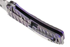 Medford Marauder-H S35VN, Tumbled Drop Point Blade, Violet Lightning Handle, Satin Hardware Pocket Knife 15 Medford Marauder-H S35VN, Tumbled Drop Point Blade, Violet Lightning Handle, Satin Hardware Pocket Knife -Chic Knife Store MF 22 MH 01 06 medford