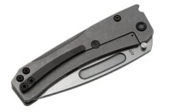 Medford Slim Midi, S45VN Tumbled Tanto Blade, Tumbled Handle, PVD Hardware Clip Pocket Knife -Chic Knife Store MF 23 SM 01 07 medford