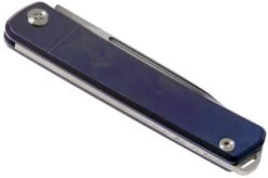 Medford Gentleman Jack Blue Anodized Handles Pocket Knife -Chic Knife Store MF GJ 1 BL 04 medford