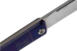 Medford Gentleman Jack Blue Anodized Handles Pocket Knife -Chic Knife Store MF GJ 1 BL 06 medford
