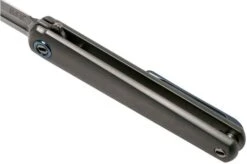 MKM Flame Dagger FL02-TSW Sandblasted Titanium Pocket Knife, Michael Zieba Design -Chic Knife Store MMK FL02 TSW 07 mkm knives