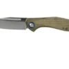 MKM Fara MY01-GC Green Micarta Pocket Knife, Lucas Burnley Design -Chic Knife Store MMK MY01 GC 01 mkm knives