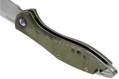MKM Fara MY01-GC Green Micarta Pocket Knife, Lucas Burnley Design -Chic Knife Store MMK MY01 GC 05 mkm knives