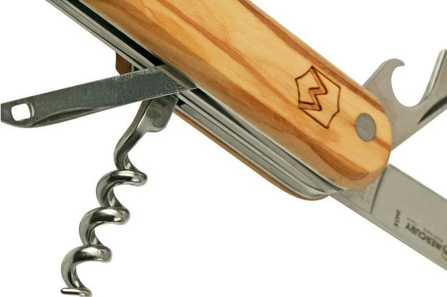 Mercury Multi-Tool Knife 913-6SLC Olive Wood, Saw, 6 Functions, Pocket Knife 6 Mercury Multi-Tool Knife 913-6SLC Olive Wood, Saw, 6 Functions, Pocket Knife - Image 4