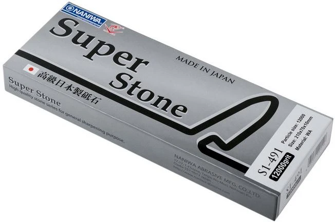 Naniwa Super Stone Sharpening Stone, S1-491, Grain 12000 4 Naniwa Super Stone Sharpening Stone, S1-491, Grain 12000 - Image 2