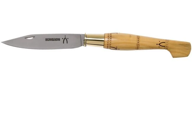 Nontron No. 25 Turning Ferrule, Boxwood, Clog Shape NN25 Pocket Knife 3 Nontron No. 25 Turning Ferrule, Boxwood, Clog Shape NN25 Pocket Knife