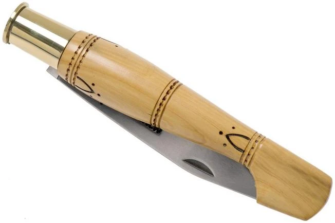 Nontron No. 25 Turning Ferrule, Boxwood, Clog Shape NN25 Pocket Knife 6 Nontron No. 25 Turning Ferrule, Boxwood, Clog Shape NN25 Pocket Knife - Image 4