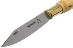 Nontron No. 30 Turning Ferrule, Boxwood, Clog Shape NN30 Pocket Knife -Chic Knife Store NN30 03 nontron