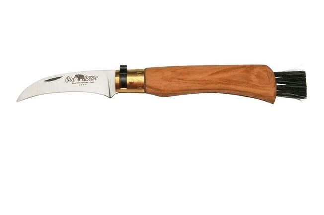 Old Bear Mushroom Olive M, 9387-19-LU Mushroom Knife 3 Old Bear Mushroom Olive M, 9387-19-LU Mushroom Knife