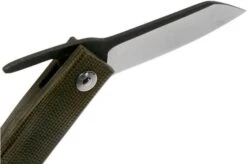 Ohta FK5 Higonokami-pocket Knife, Green Canvas Micarta -Chic Knife Store OHTA OFF FK5 M G 06 ohta knives