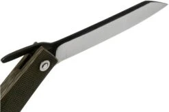 Ohta FK9 Higonokami-pocket Knife, Green Canvas Micarta -Chic Knife Store OHTA OFF FK9 M G 06 ohta knives