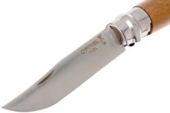 Opinel Pocket Knife No. 8 Luxury Range, Stainless Steel, Walnut Wood -Chic Knife Store OP002025 03 opinel op002025 03