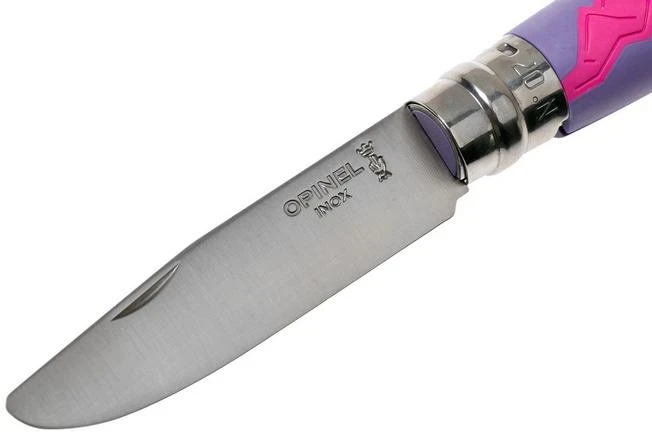 Opinel Outdoor No. 07 Junior Pocket Knife, Purple/Parma 5 Opinel Outdoor No. 07 Junior Pocket Knife, Purple/Parma - Image 3