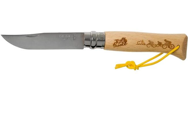 Opinel No 08 Tour De France 2020 Engraved 2396, Stainless Steel, Pocket Knife 3 Opinel No 08 Tour De France 2020 Engraved 2396, Stainless Steel, Pocket Knife