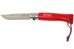 Opinel Trekking Pocket Knife No. 08, Red