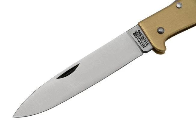 Otter Mercator 10-726 RG R Large Brass Stainless, Pocket Knife 5 Otter Mercator 10-726 RG R Large Brass Stainless, Pocket Knife - Image 3