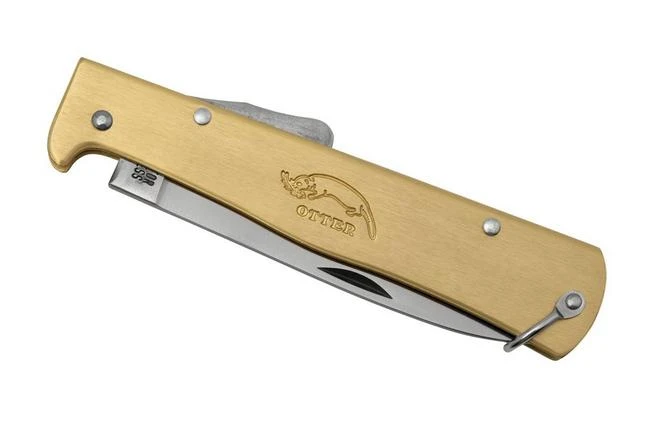 Otter Mercator 10-726 RG R Large Brass Stainless, Pocket Knife 8 Otter Mercator 10-726 RG R Large Brass Stainless, Pocket Knife - Image 6