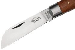 Otter Anchor Knife 173 R Small Stainless, Sapeli, Brass Anchor, Pocket Knife -Chic Knife Store OR174R 03 otter