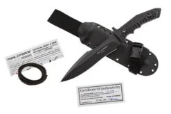 Pohl Force Tactical Nine Black 5015 Survival Knife, Dietmar Pohl Design -Chic Knife Store PF5015 04 pohlforce