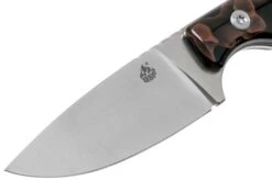 QSP Knife Workaholic QS124-C SK03 Raffir Noble Bronze Moon Fixed Knife -Chic Knife Store QS124 C 03 qsp