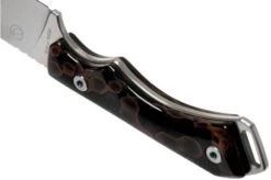 QSP Knife Workaholic QS124-C SK03 Raffir Noble Bronze Moon Fixed Knife -Chic Knife Store QS124 C 04 qsp