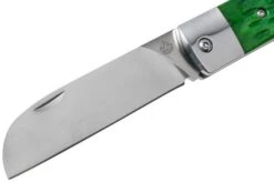 QSP Knife Worker QS128-B Green Bone Pocket Knife, Arthur Brehm Design -Chic Knife Store QS128 B 03 qsp