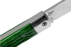 QSP Knife Worker QS128-B Green Bone Pocket Knife, Arthur Brehm Design -Chic Knife Store QS128 B 06 qsp