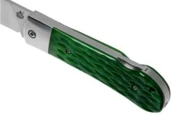 QSP Knife Worker QS128-B Green Bone Pocket Knife, Arthur Brehm Design -Chic Knife Store QS128 B 07 qsp