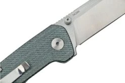 QSP Knife Penguin Mini QS130XS-B, Satin 14C28N, Denim Micarta Pocket Knife -Chic Knife Store QS130XS B 05 qsp