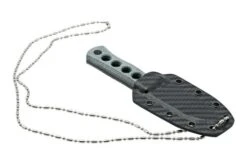 QSP Knife Canary QS141-D2 Blackwashed, Denim Micarta, Neck Knife -Chic Knife Store QS141 D2 06 qsp 1