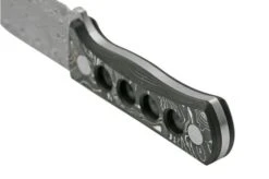 QSP Knife Canary QS141-E Damascus, Aluminium Foil Carbon Fibre, Neck Knife -Chic Knife Store QS141 E 04 qsp