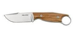 Real Steel Furrier Harpoon Olive Wood 3612W Fixed Knife, Ivan Braginets Design