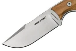 Real Steel Furrier Harpoon Olive Wood 3612W Fixed Knife, Ivan Braginets Design -Chic Knife Store RL3612W 03 realsteel