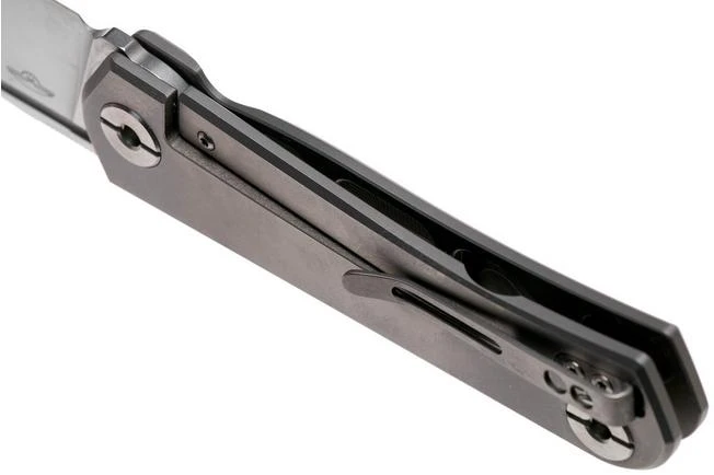 Real Steel Phasma Free, M390 Titanium, Nail Groove 9226 Pocket Knife, Poltergeist Design 7 Real Steel Phasma Free, M390 Titanium, Nail Groove 9226 Pocket Knife, Poltergeist Design - Image 5