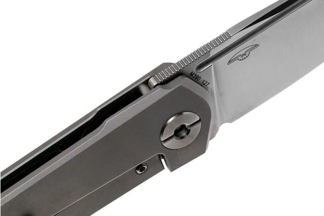 Real Steel Phasma Free, M390 Titanium, Nail Groove 9226 Pocket Knife, Poltergeist Design 8 Real Steel Phasma Free, M390 Titanium, Nail Groove 9226 Pocket Knife, Poltergeist Design - Image 6