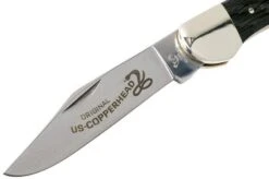 Robert Klaas Hen & Rooster US Copperhead Bog Oak 232-1-276-COP Pocket Knife -Chic Knife Store RS232 1 276 COP 03 robert klaas rs232 1 276 cop 03