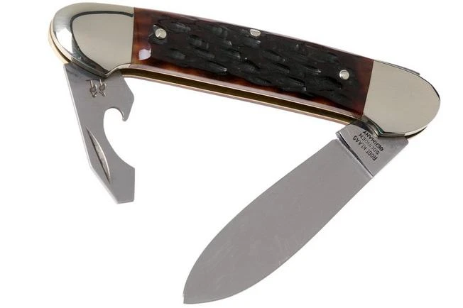 Robert Klaas Beer Canoe 95mm Picked Bone 2506-K-252-BPB Pocket Knife 4 Robert Klaas Beer Canoe 95mm Picked Bone 2506-K-252-BPB Pocket Knife - Image 2