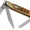 Rough Ryder Small Stockman Amber Bone RR194 Slipjoint Pocket Knife -Chic Knife Store RY194 01 rough ryder