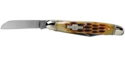 Rough Ryder Small Stockman Amber Bone RR194 Slipjoint Pocket Knife -Chic Knife Store RY194 03 rough ryder